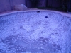 After chipping out plaster