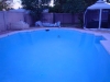 New cement poured around the pool and pebble tec poured in the pool
